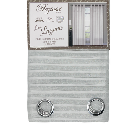 Tenda LAGUNA righe 140x290 by Preziosa Home