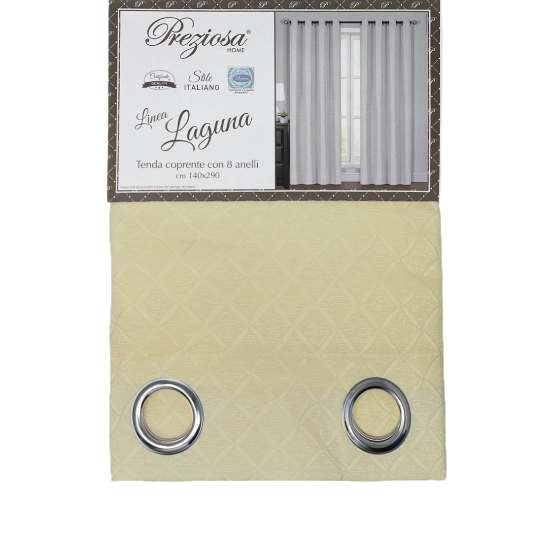 Tenda QUADRI 140x290 by Preziosa Home