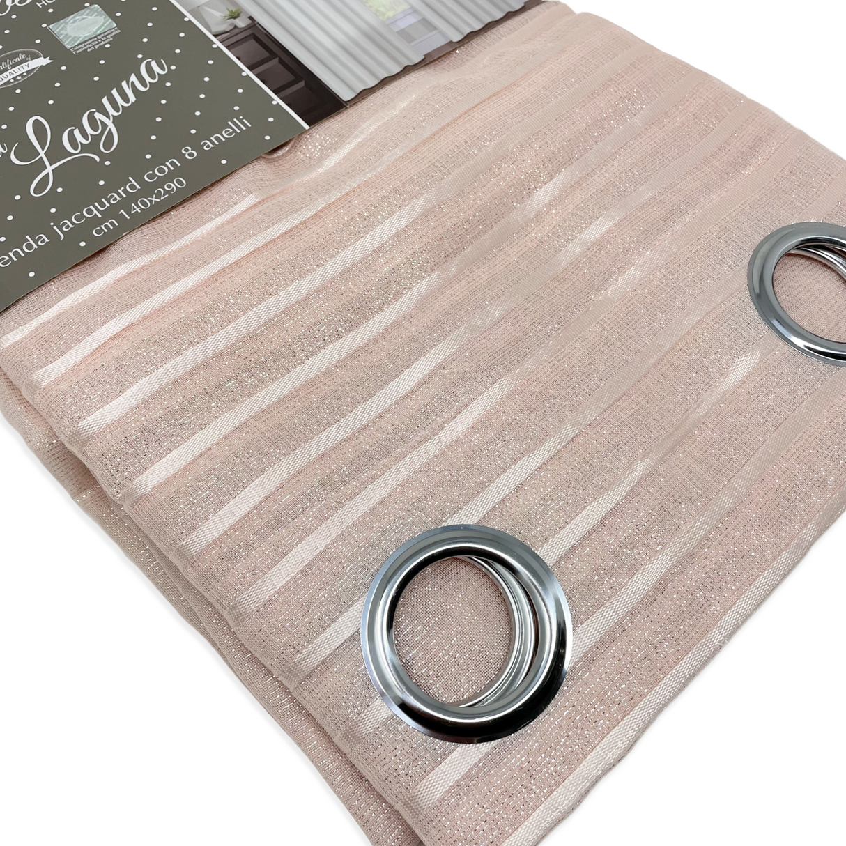 Tenda LAGUNA righe 140x290 by Preziosa Home