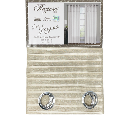 Tenda LAGUNA righe 140x290 by Preziosa Home