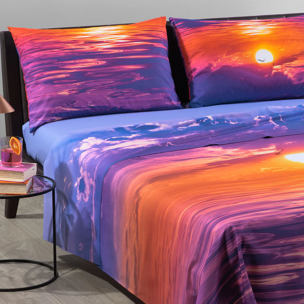 Completo lenzuola Copriletto LOST HORIZON by Caleffi