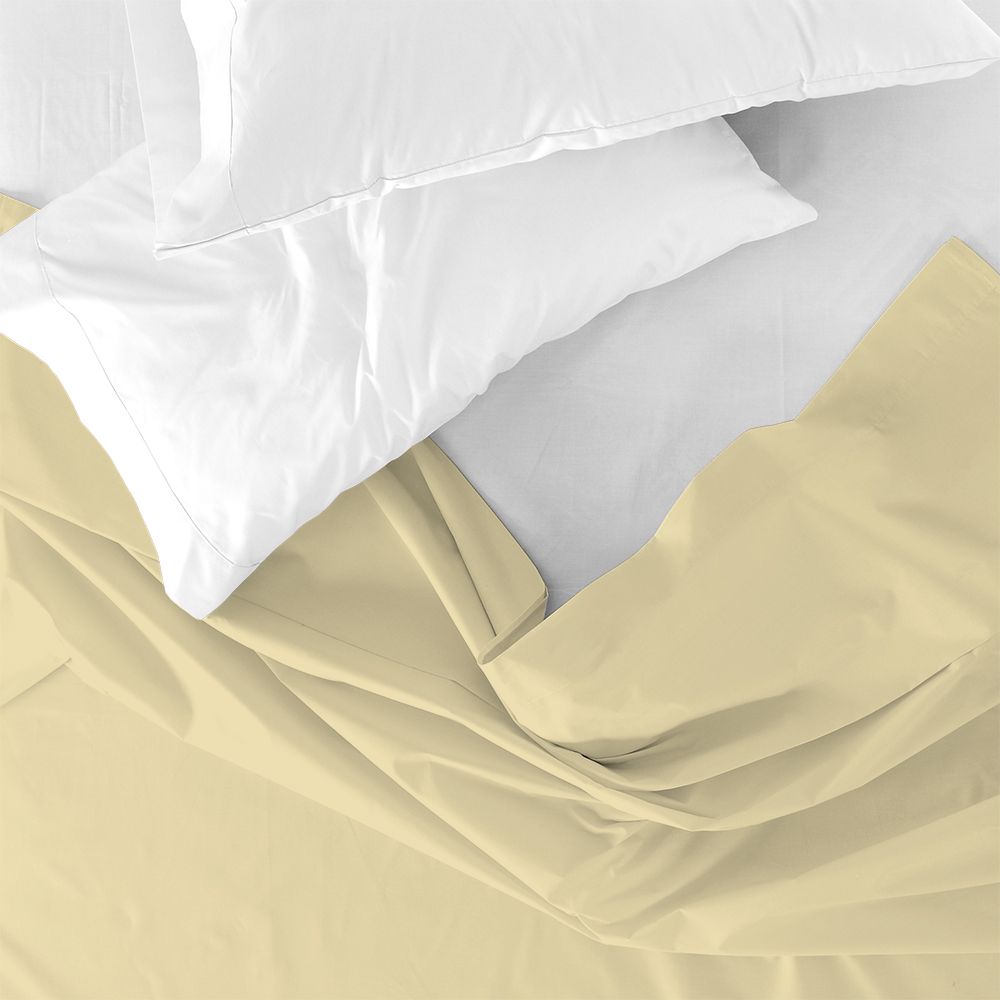 Lenzuolo Sopra Tinta Unita Matrimoniale 270x290cm by Maestri Cotonieri