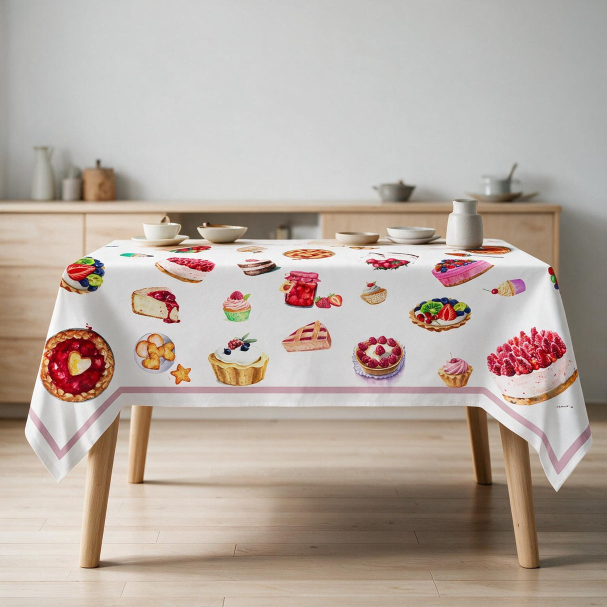 Tovaglia x12 con Stampa Digitale BAKERY - I love Sleeping