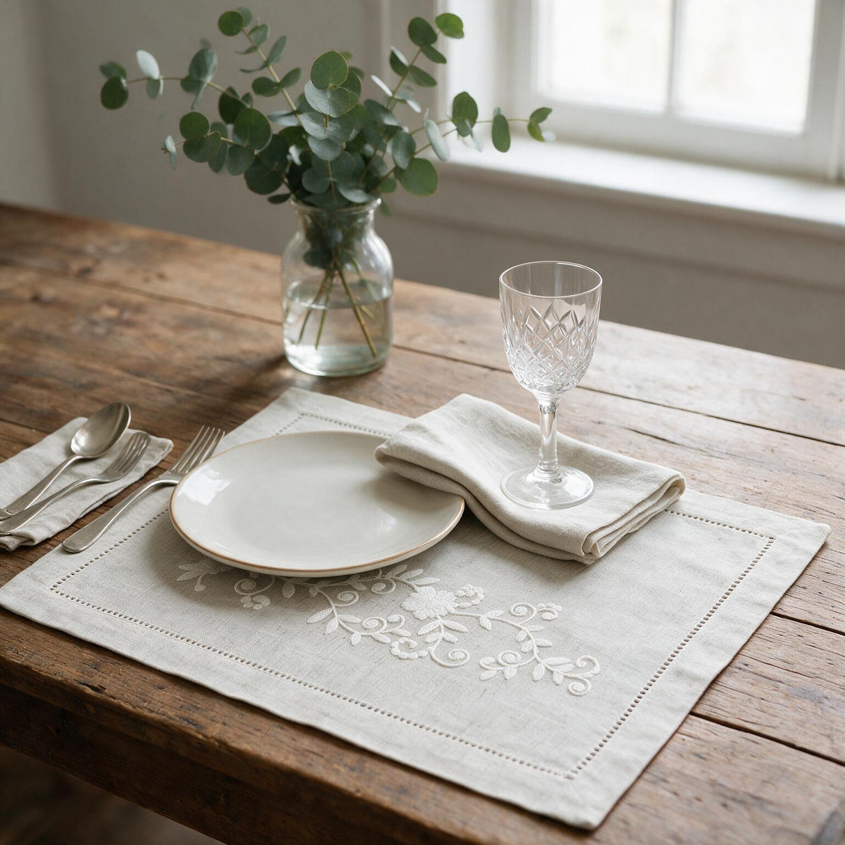 Tovaglietta NADINE Panna 50x35cm - Preziosa Luxury Home