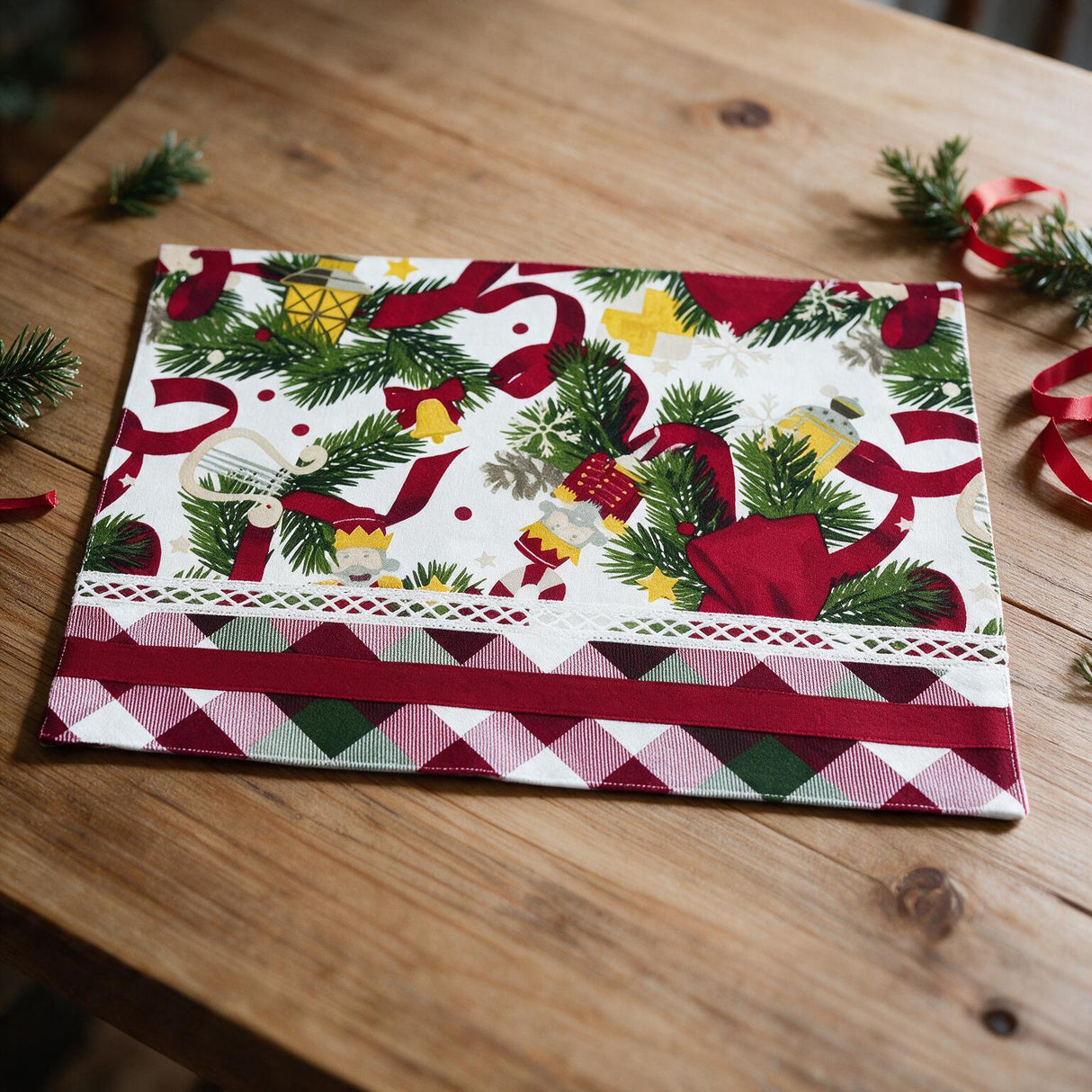 Tovaglietta Natalizia HOLLY 35x45cm - Preziosa Home