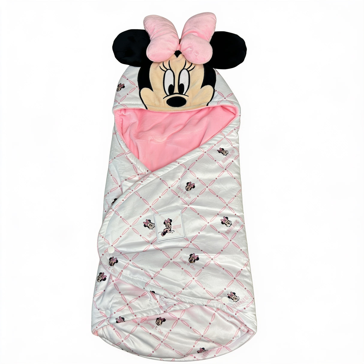 Copertina Avvolgente Minnie per Neonato con Clip Morbida e Calda - Disney Baby