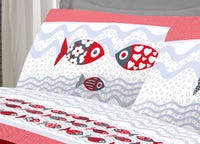 Completo Lenzuola PESCIOLINI By Pensieri Delicati