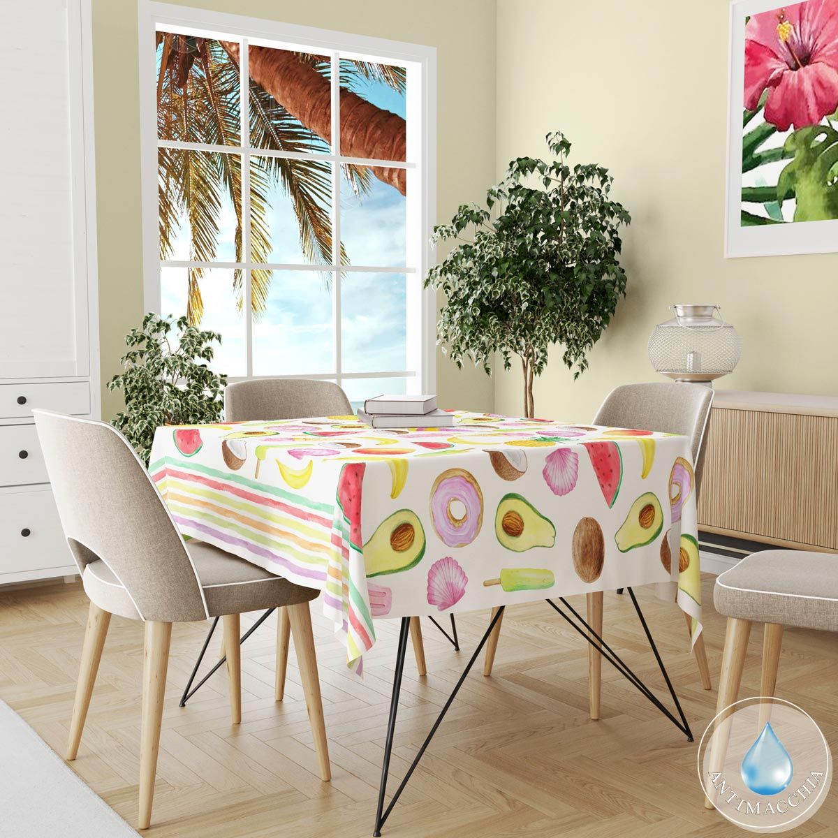 Tovaglia Antimacchia x24 FRUITS By Antica Tessitura Italiana