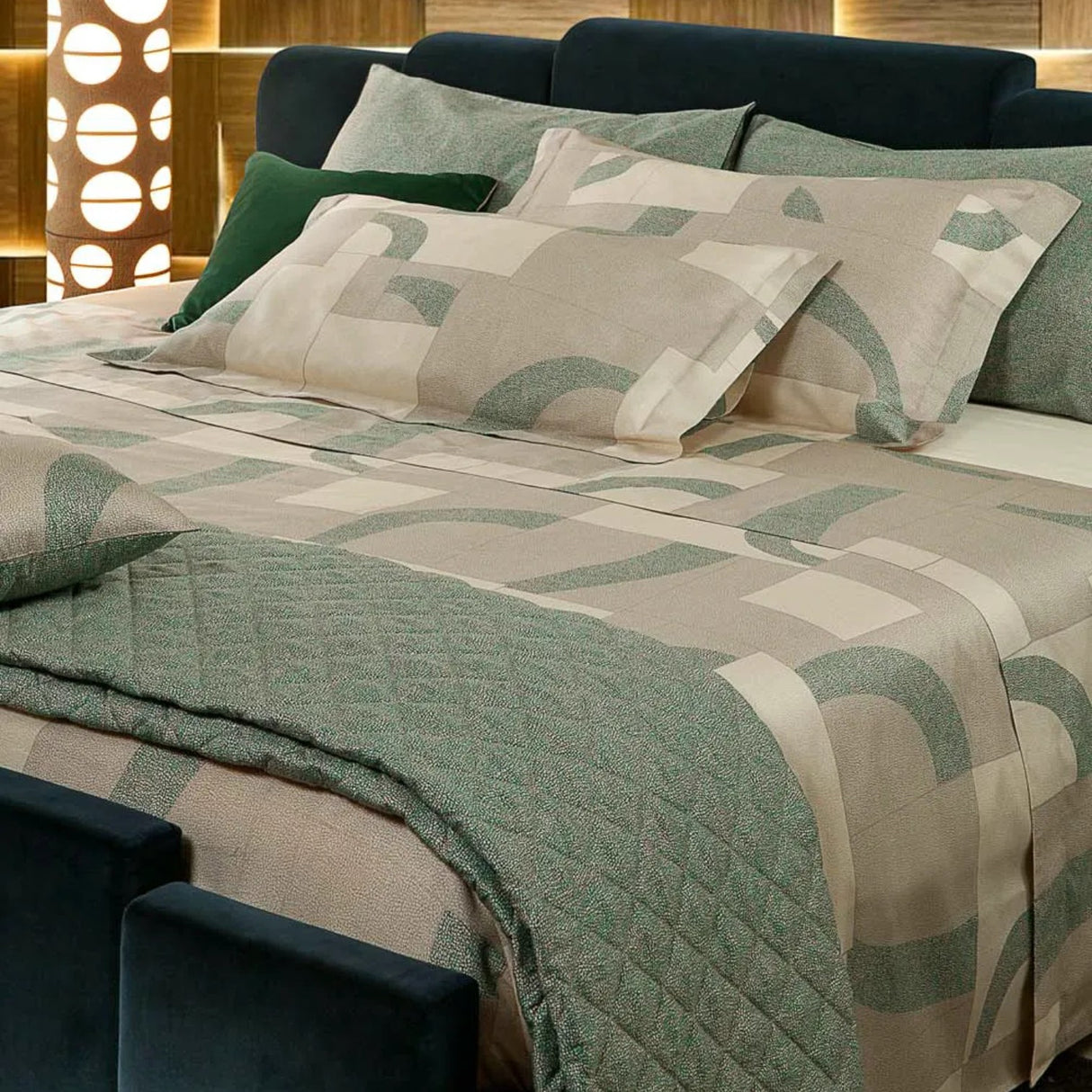 Completo lenzuola copriletto DOMINO - Borbonese