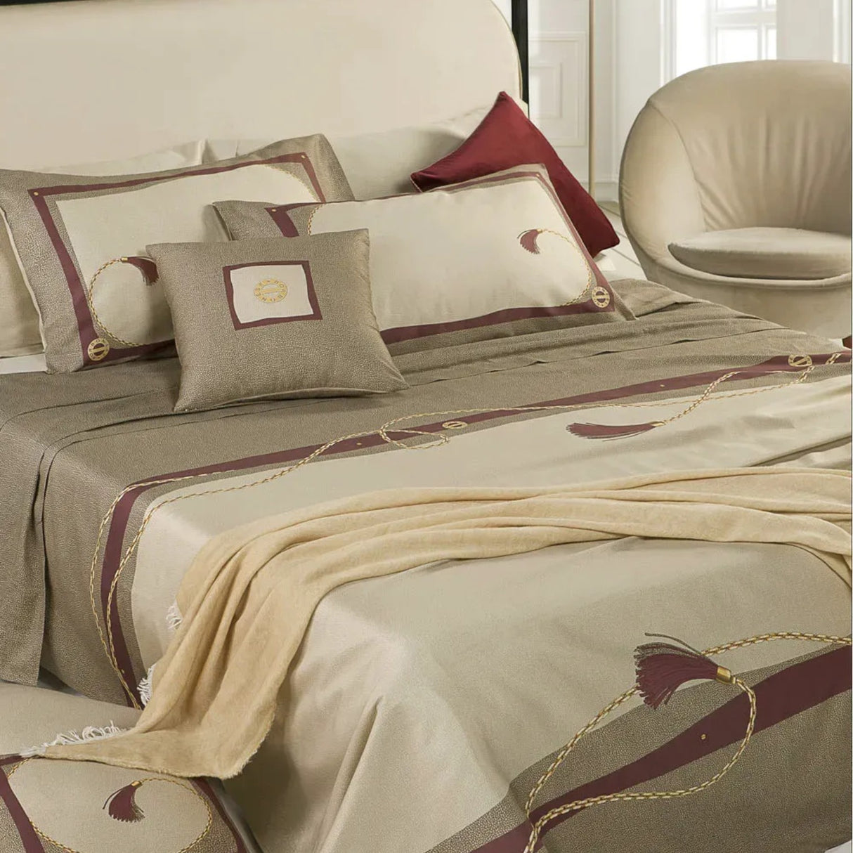 Completo lenzuola copriletto TORINO - Borbonese