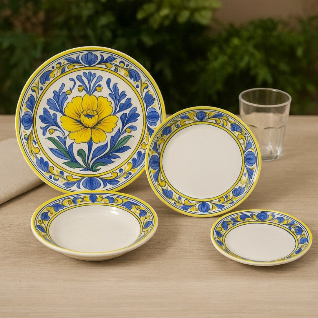 Servizio di piatti in Porcellana Melodi 18 pezzi