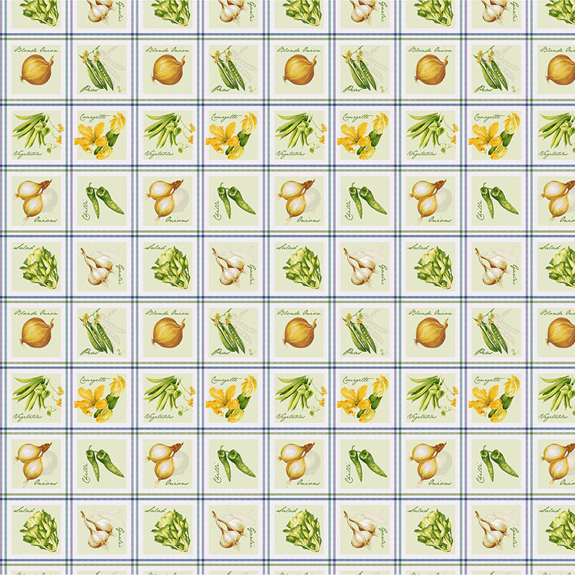 Tovaglia Antimacchia ORTAGGI 12 posti by Vingi