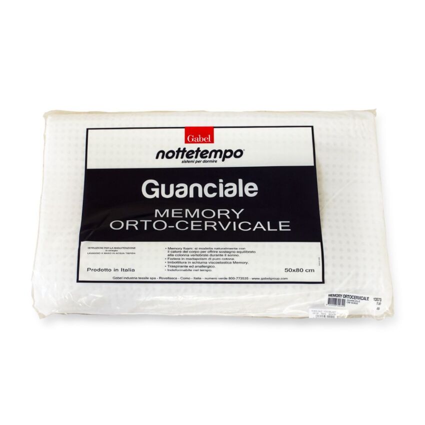 Guanciale MEMORY Ortocervicale By Gabel