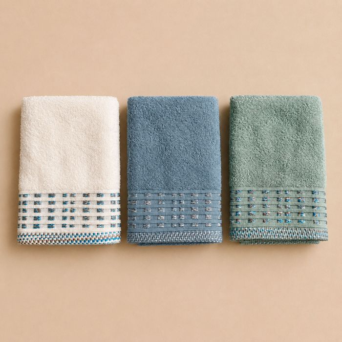 Set Asciugamani 3 Viso + 3 Ospite Londra 100% Cotone - Maestri Cotonieri Home