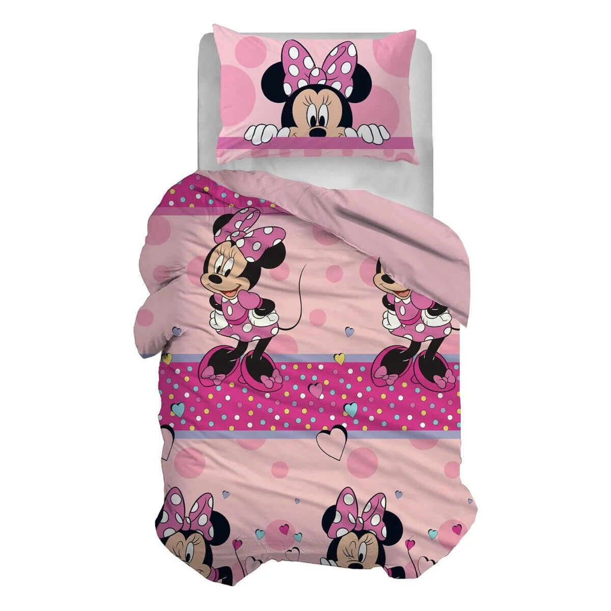 Paure Copripiumino Minnie Mouse Singolo - Disney Home