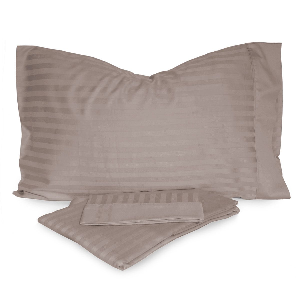 Parure Copripiumino Zefiro in Raso Rigato Matrimoniale – Novia