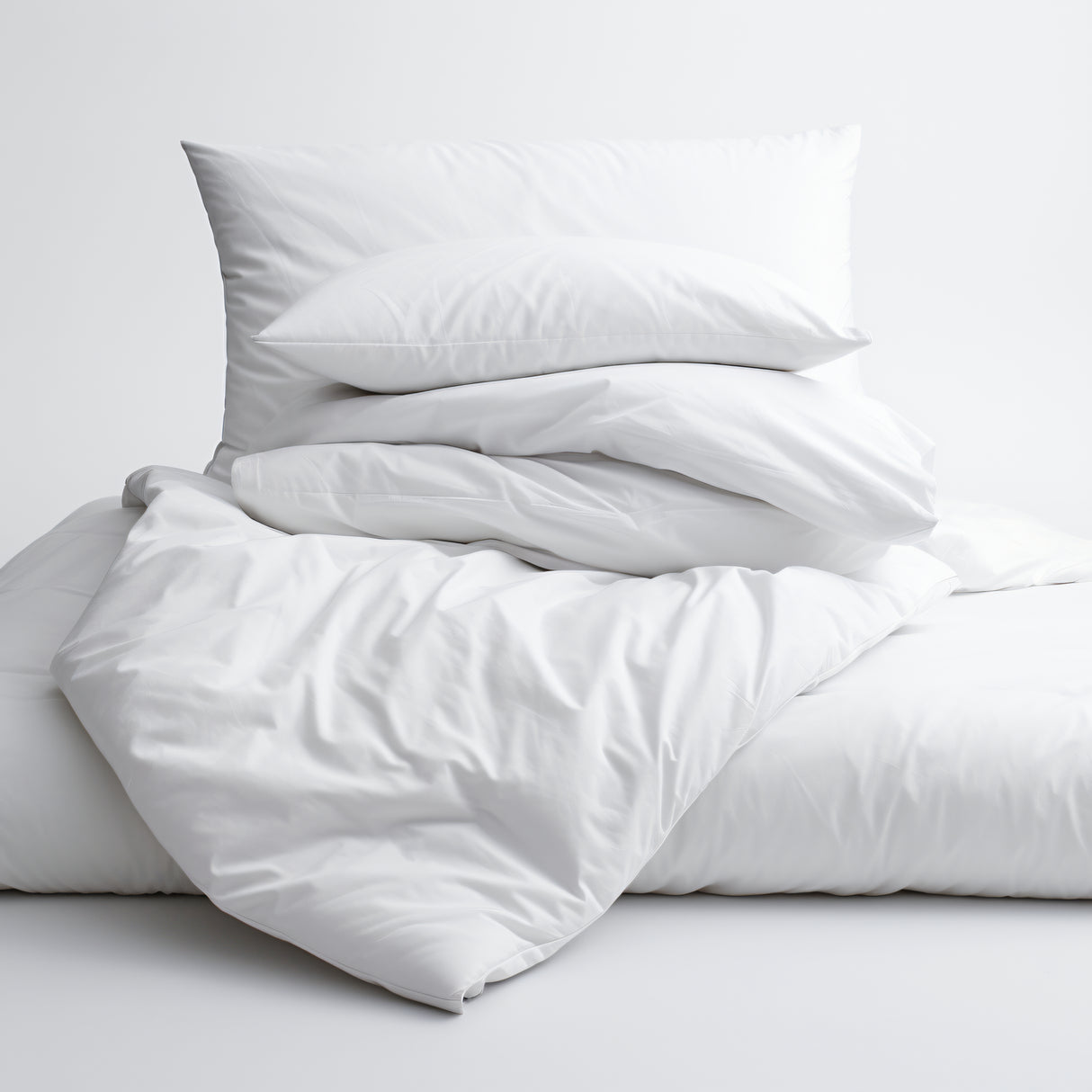 Parure Copripiumino No Stiro Tekno Time® – Tinta Unita Made in Italy - Maè