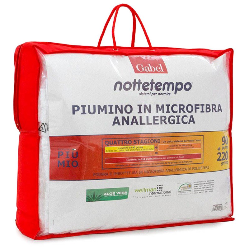 Piumino Interno 4 Stagioni - 90+220 G/mq Microfibra by Gabel