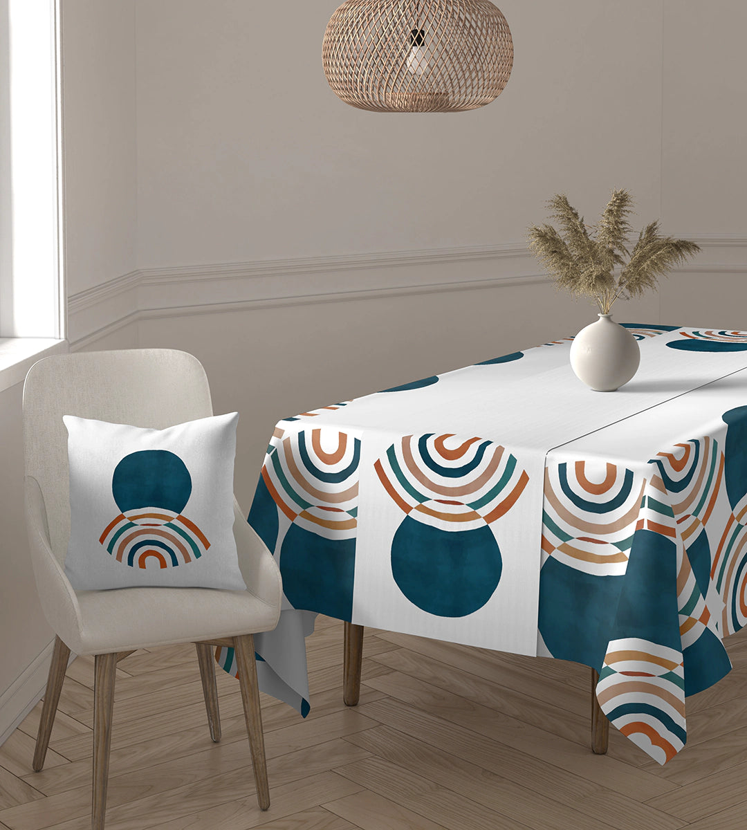 Copritavola x6/12 Runner Cuscino POSITANO D.3 by Vingi