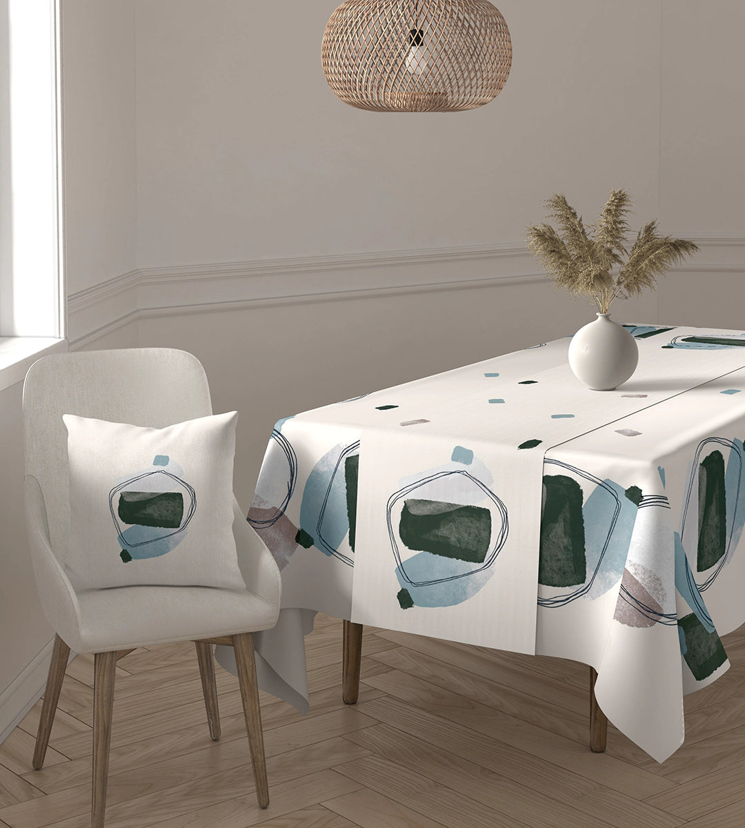 Copritavola x6/12 Runner Cuscino POSITANO D.5 by Vingi