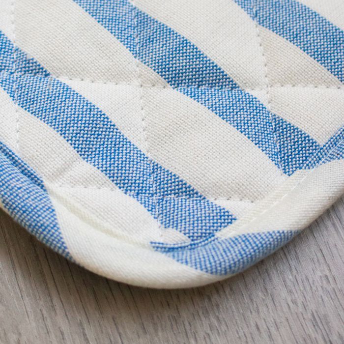 Set 2 Presine da Cucina Portofino Maestri Cotonieri Home in Cotone Rigato