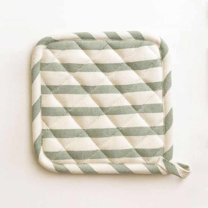 Set 2 Presine da Cucina Portofino Maestri Cotonieri Home in Cotone Rigato