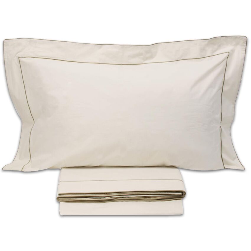 Completo Lenzuola QUEEN Percalle 120 Fili by Maestri Cotonieri