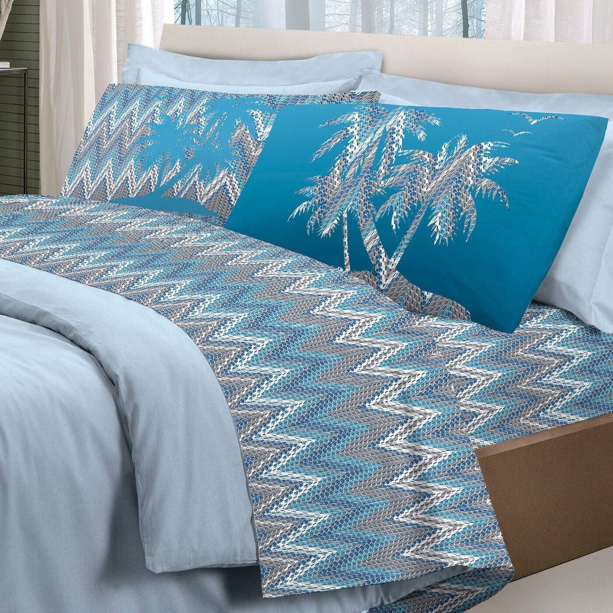 Completo Lenzuola PALMA By Pensieri Delicati