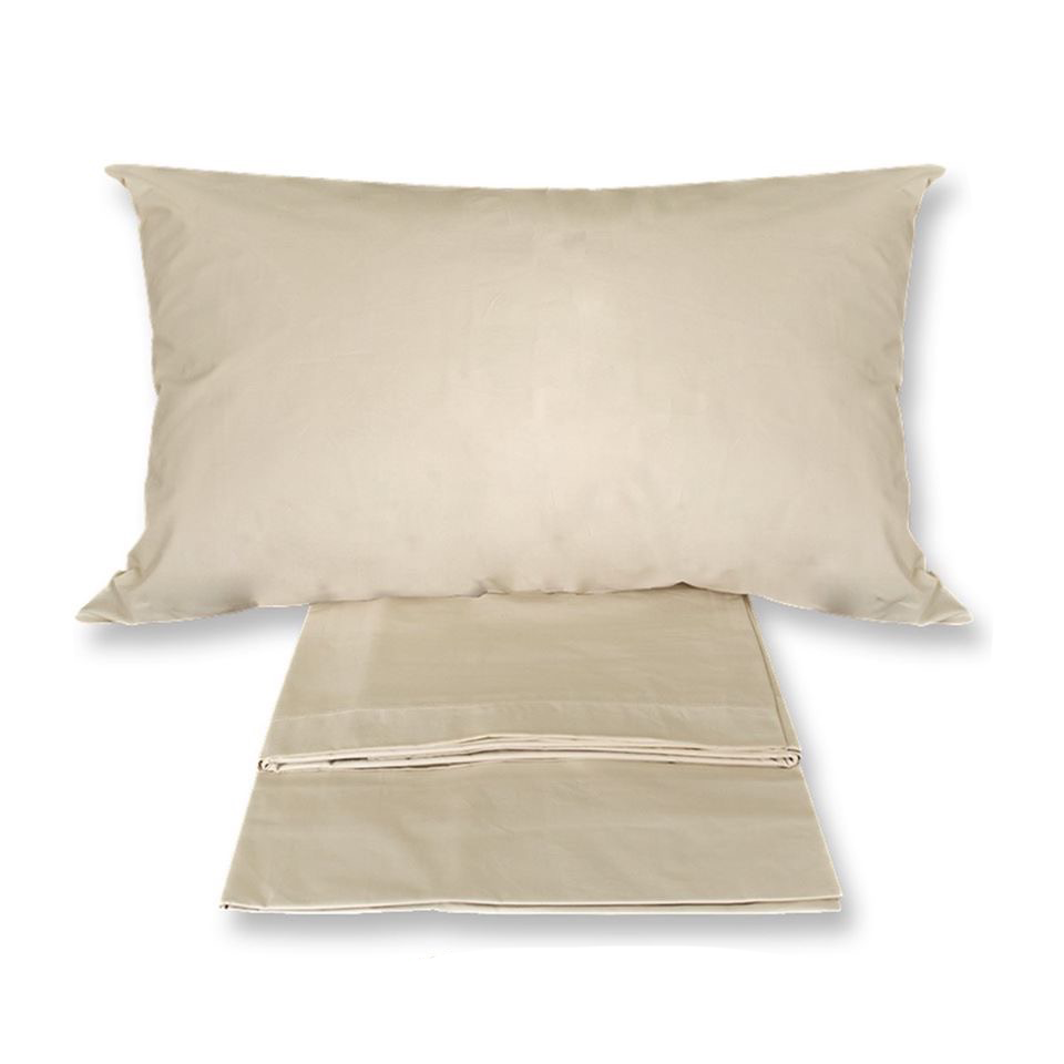 Completo Lenzuola Matrimoniale Tinta Unita By Maestri Cotonieri