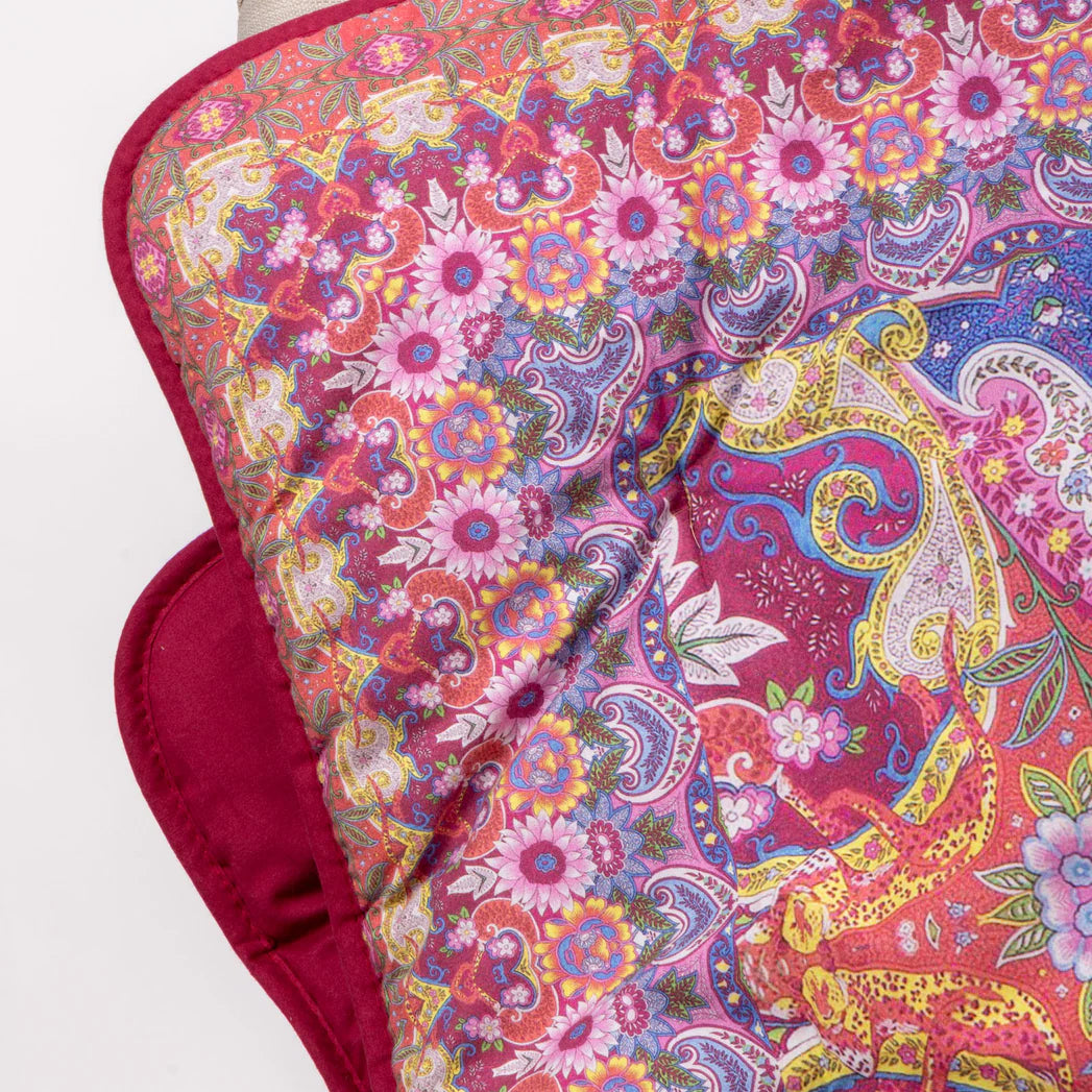 Plaid Scaldotto In Cotone Pettinato Alhmabra - Caleffi