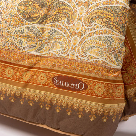 Plaid Scaldotto In Cotone Pettinato Kashmir - Caleffi