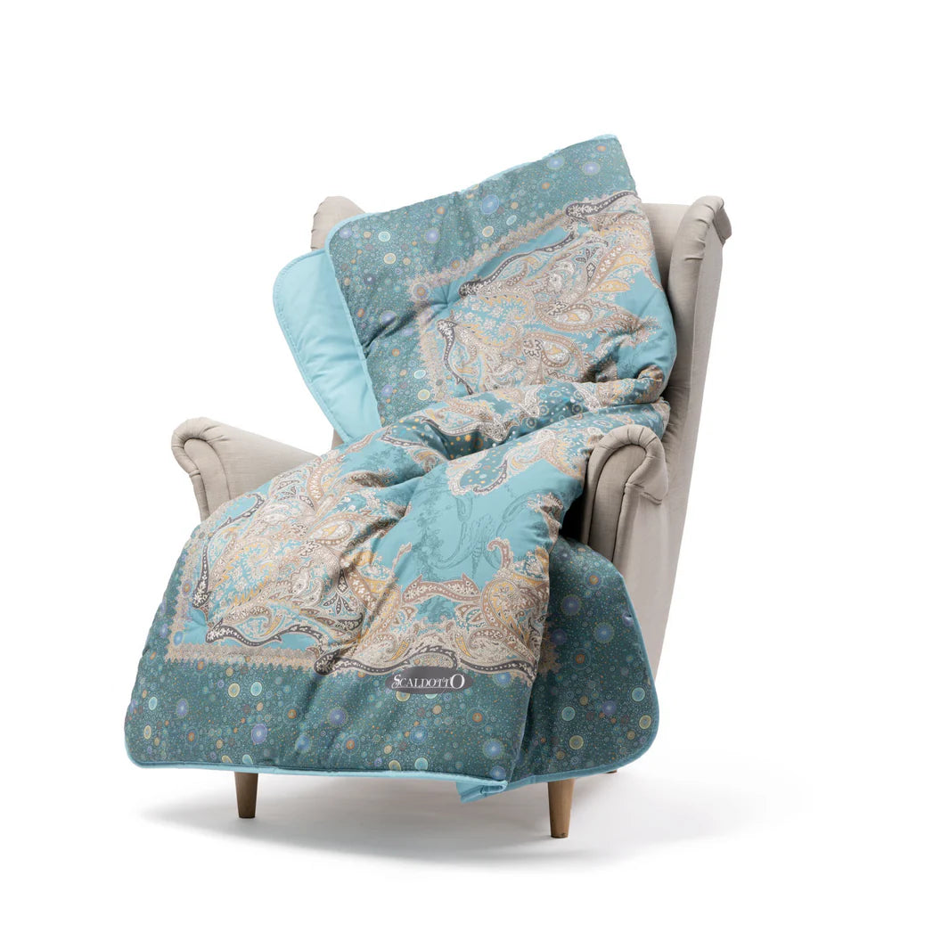 Plaid Scaldotto In Cotone Pettinato Serenissima - Caleffi