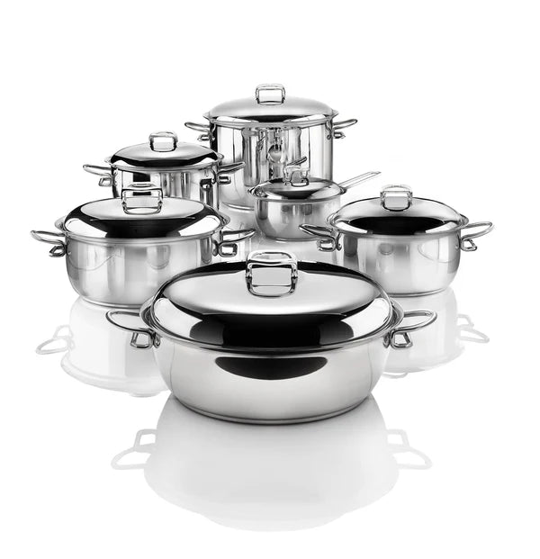 Batteria di pentole KAREN 12 Pezzi by Serafino Zani