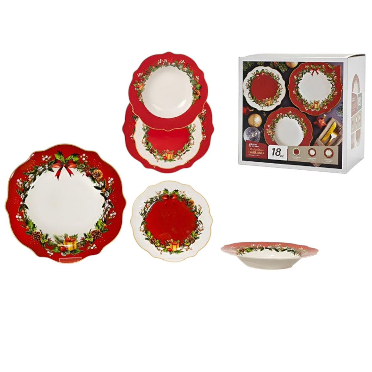 Servizio Piatti x6 Persone ENCHANTED GARLANDO - Gusto Casa