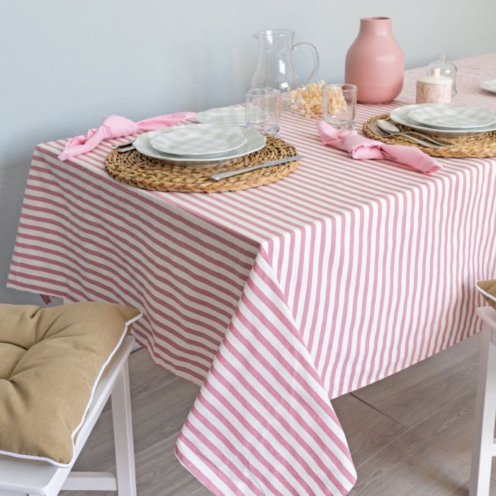 Servizio da tavola x16 ERCHIE rosa by Maestri Cotonieri