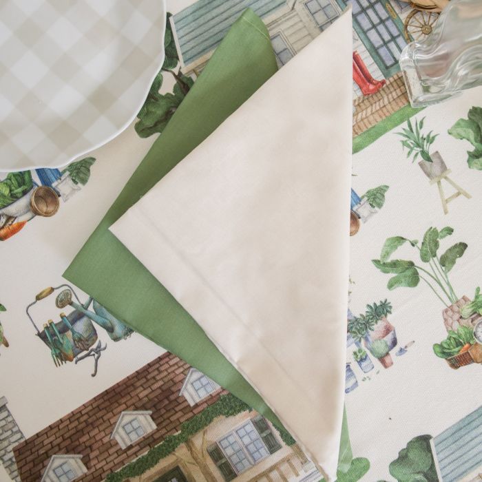 Servizio da Tavola x12 GARDEN By MAESTRI COTONIERI