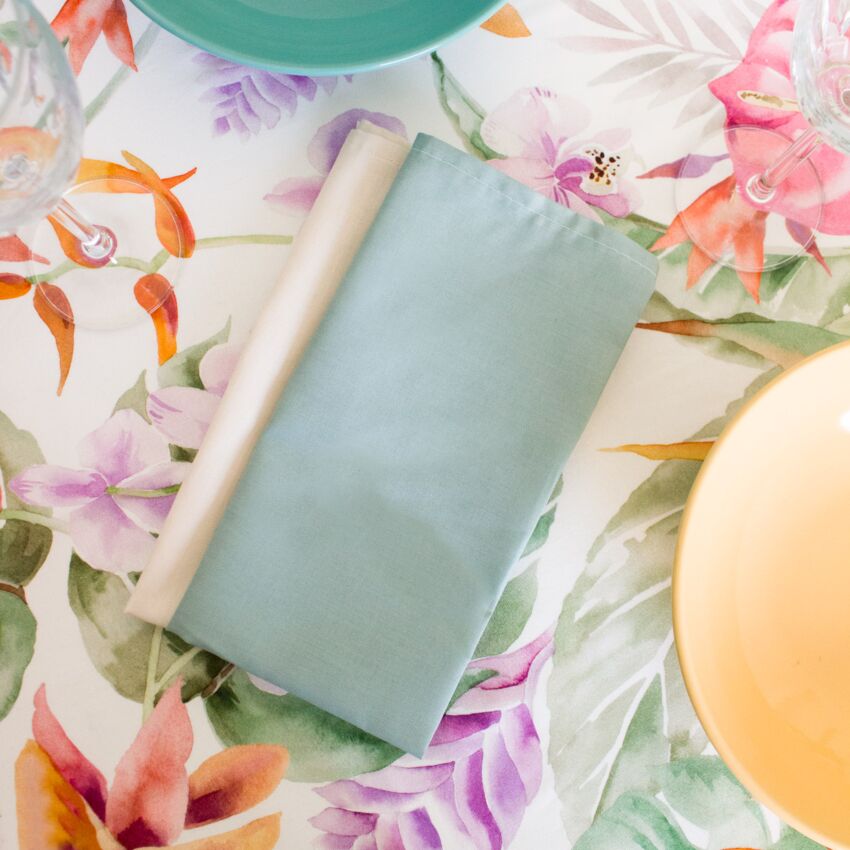 Servizio da tavola x12 PALME by Maestri Cotonieri