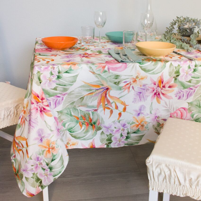 Servizio da tavola x12 PALME by Maestri Cotonieri