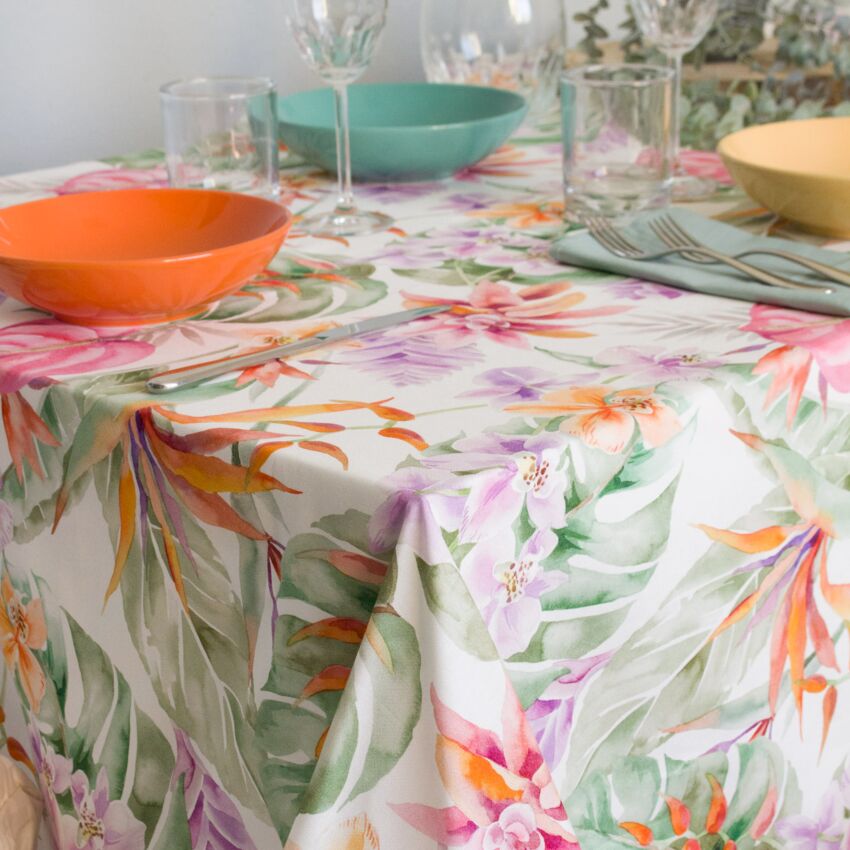 Servizio da tavola x12 PALME by Maestri Cotonieri