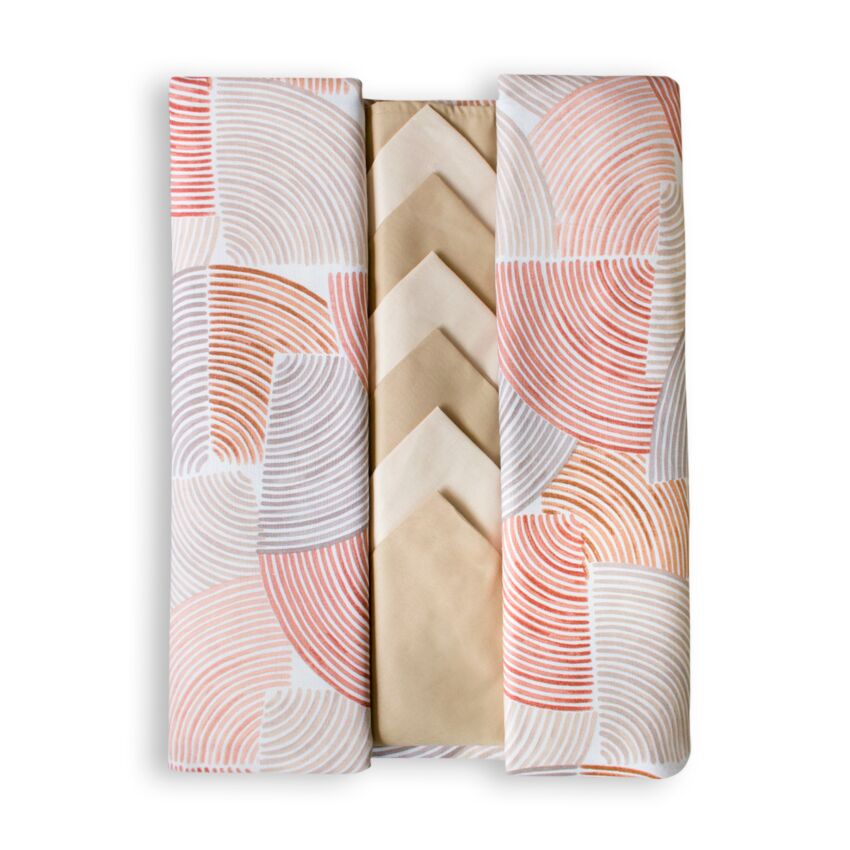 Servizio da tavola x6 SIMMETRIE by Maestri Cotonieri