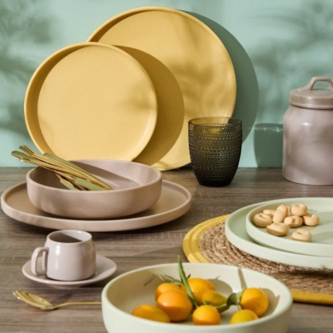 Servizio di Piatti da Tavola in Porcellana SKANDIK ELEMENTS Mix 18 Pezzi by Casa Collection