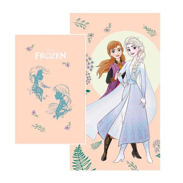 Set Asciugamano Viso + Ospite Frozen 100% Cotone - Disney