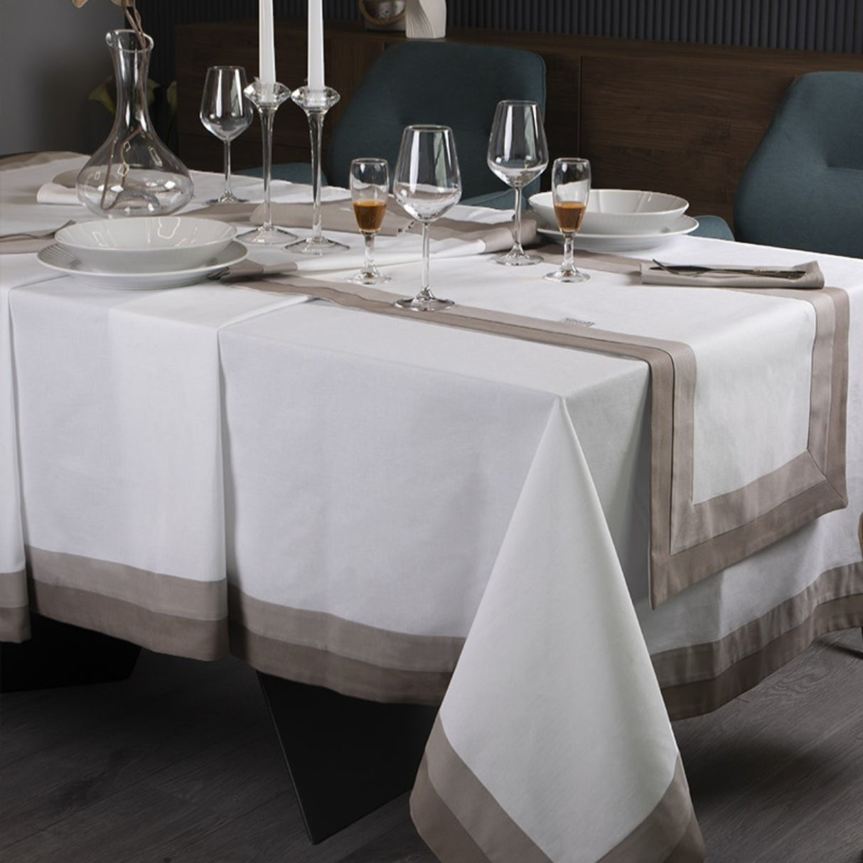 Set Tovaglia x12 Anita C/Runner - Battaglia