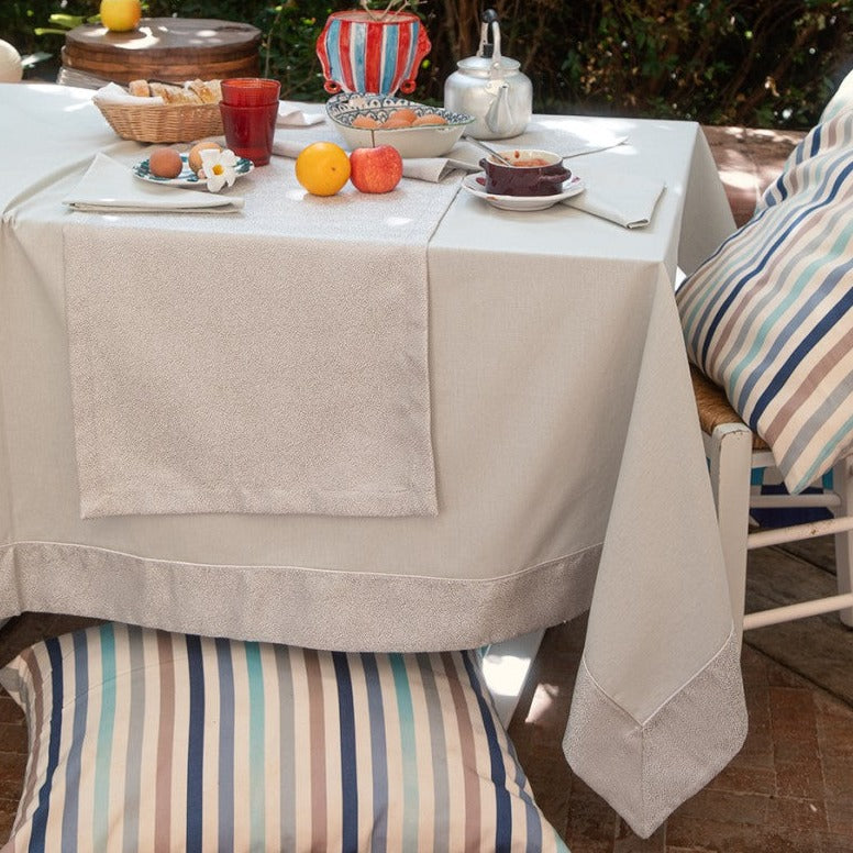 Set Tovaglia x12 Panama Laura c/Runner - Battaglia