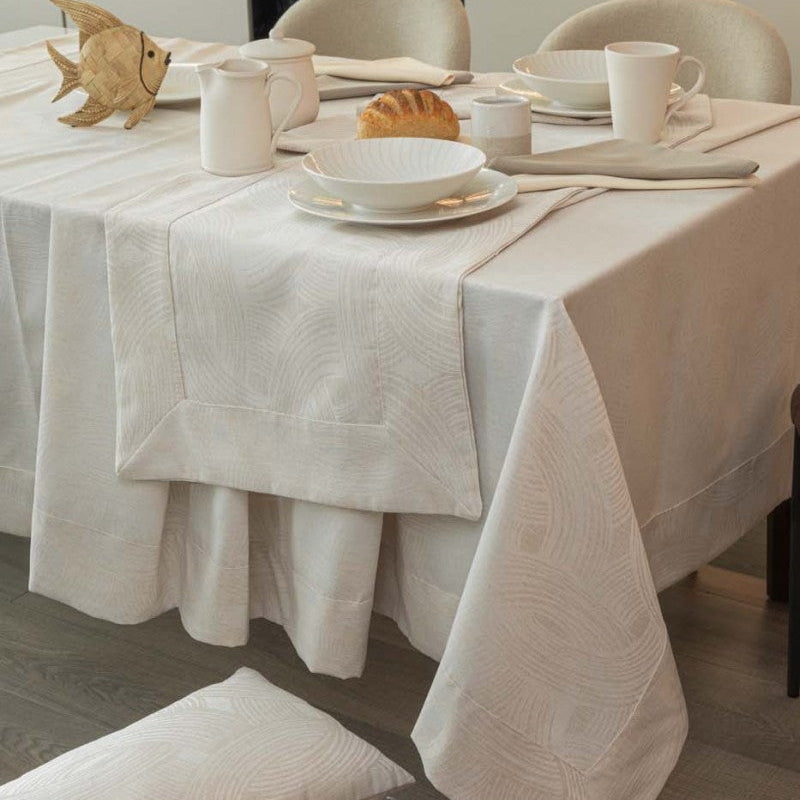 Tovaglia x 12 Rania c/Runner - Battaglia