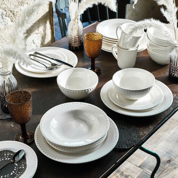 Servizio di piatti 18 pezzi COLETTE by Tognana