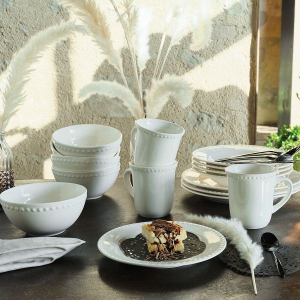 Servizio di piatti 18 pezzi COLETTE by Tognana