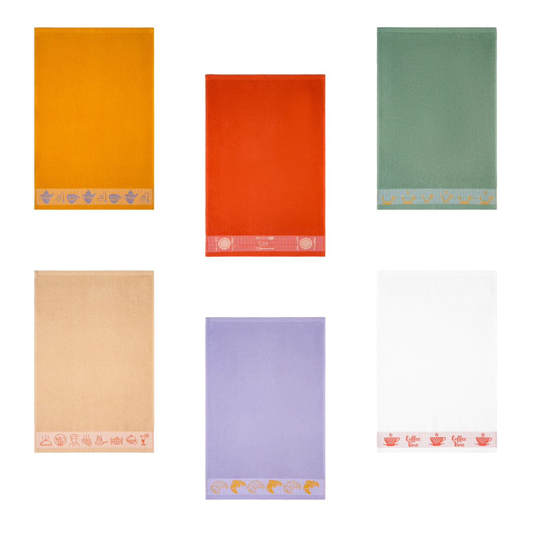 Set 6 Strofinacci BONJOUR - Vingi