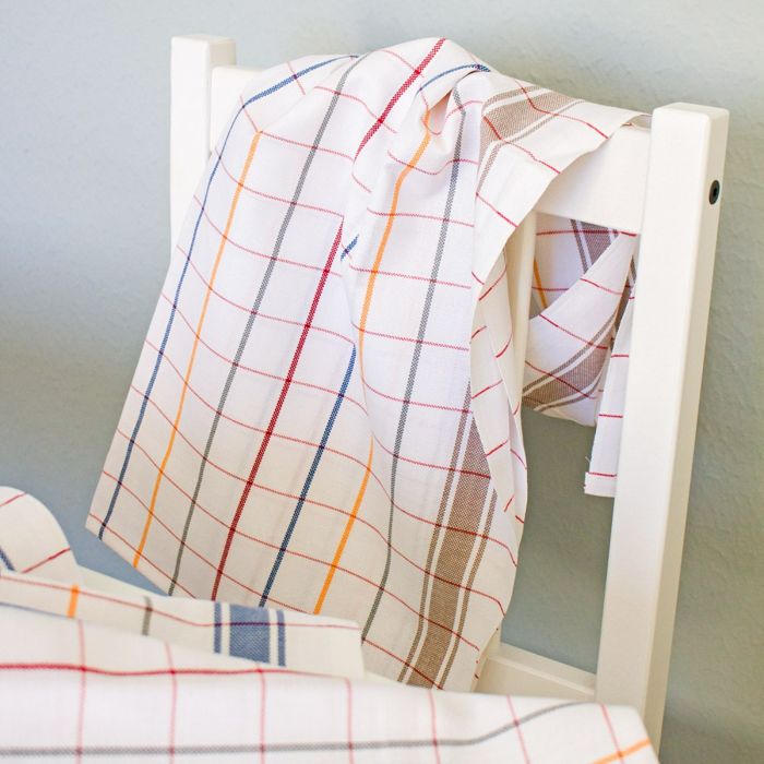 Set da 6 Strofinacci QUADRI by Maestri Cotonieri