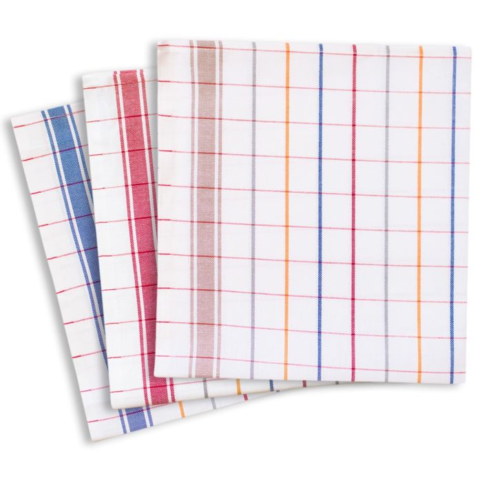 Set da 6 Strofinacci QUADRI by Maestri Cotonieri